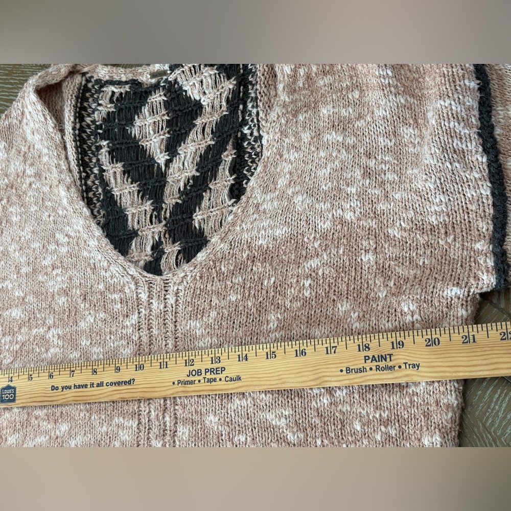 Free People BEAUTIFUL Rosewater Jackson Pullover Sweater Size Medium - Picture 15 of 16